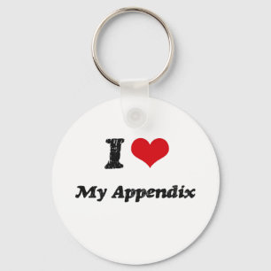 I Heart My Appendix Keychain