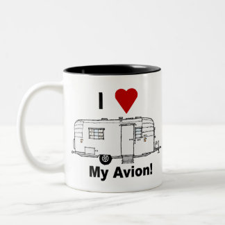 I heart My Avion-fullrig60s Two-Tone Coffee Mug