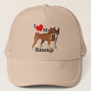 I Heart My Basenji Trucker Hat