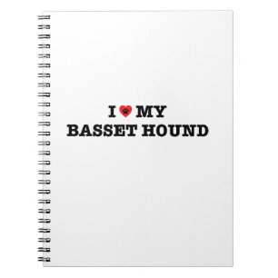 I Heart My Basset Hound Notebook