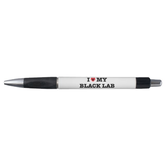 I Heart My Black Lab Pen (Front)