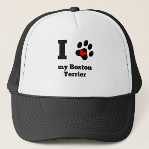 I Heart My Boston Terrier Trucker Hat