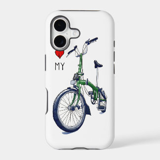 I heart my Brompton (green)