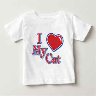 I heart my cat baby T-Shirt