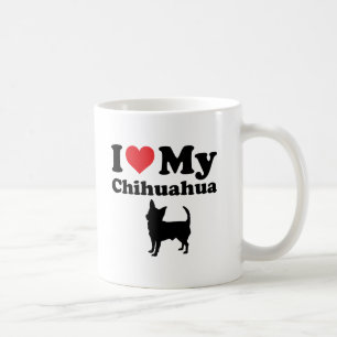 I heart my chihuahua coffee mug