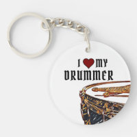 I *HEART* MY DRUMMER Snare Drum Sticks Drumming K
