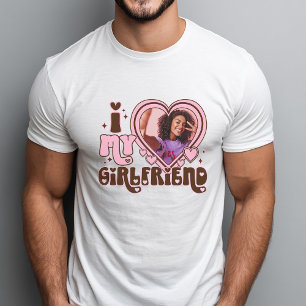 I HEART my girlfriend Custom Photo Love T-Shirt