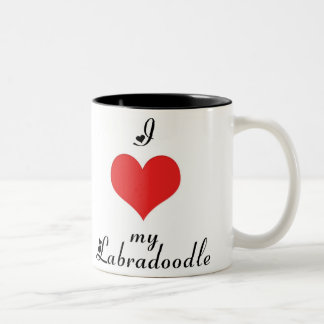 I Heart My Labradoodle Mug