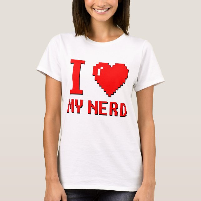 I Heart My Nerd V2 T-Shirt (Front)