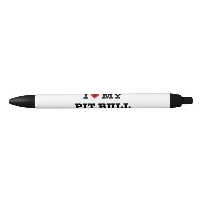 I Heart My Pit Bull Pen (Front)