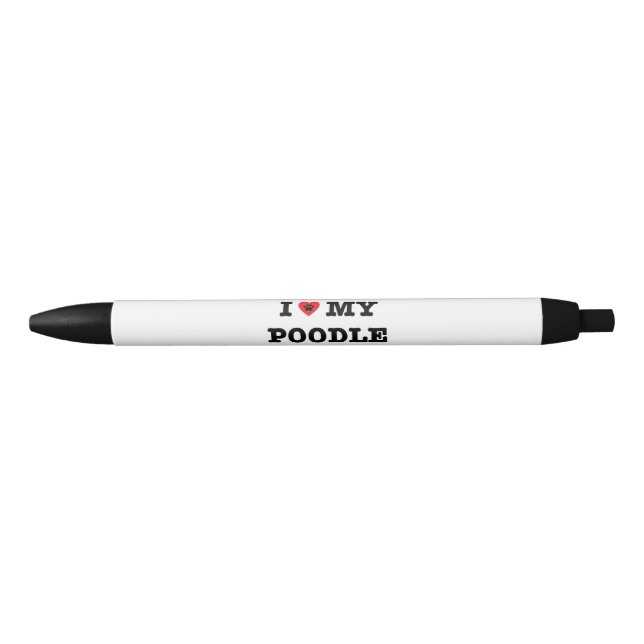 I Heart My Poodle Pen (Front)