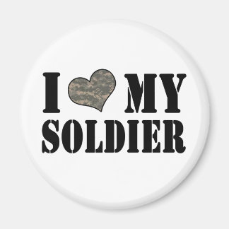 I Heart My Soldier Magnet