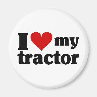 I Heart My Tractor Magnet