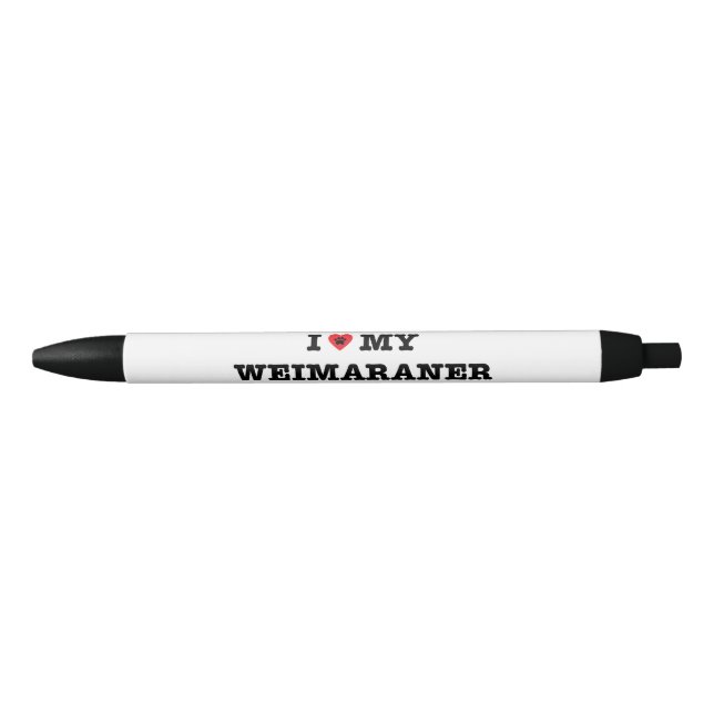 I Heart My Weimaraner Pen (Front)