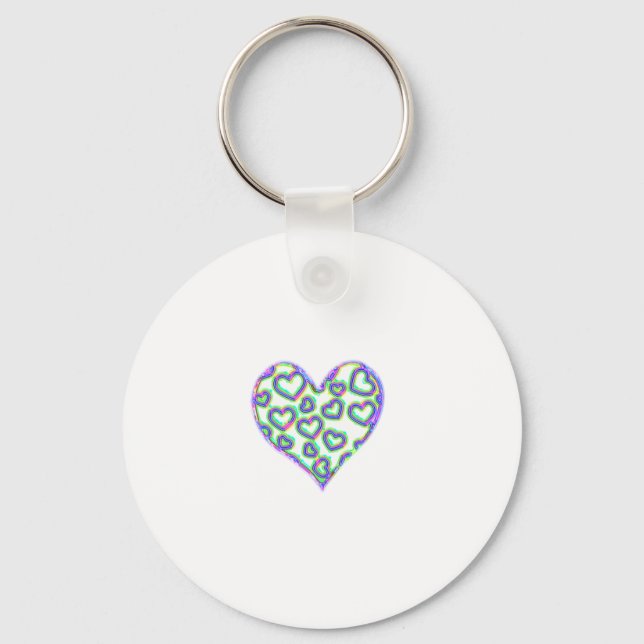 I Heart Name Keychain (Front)