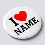 I Heart Name Magnet<br><div class="desc">Write your desired Name or Text on the name Section.</div>