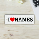 I Heart Name Ruler<br><div class="desc">Write your desired Name or Text on the name Section.</div>
