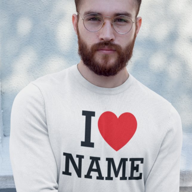 I Heart Name Sweatshirt (Creator Uploaded)