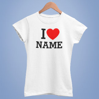 I Heart Name T-Shirt
