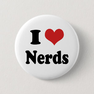 I heart Nerds 2 Inch Round Button