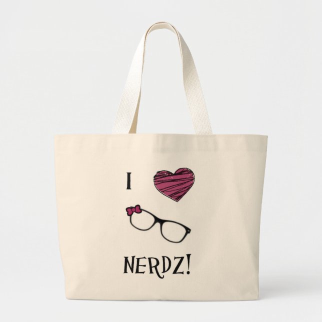 I Heart Nerdz Tote (Front)