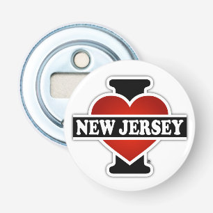I Heart New Jersey Bottle Opener