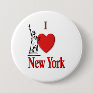 I Heart New York 3 Inch Round Button