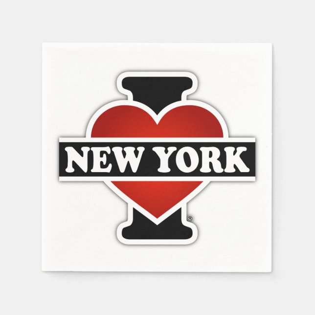 I Heart New York Napkin (Front)