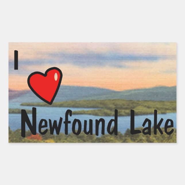 I Heart Newfound Lake Sticker (Front)