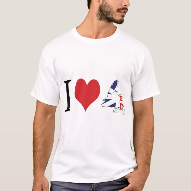 I Heart Newfoundland T-Shirt (Front)