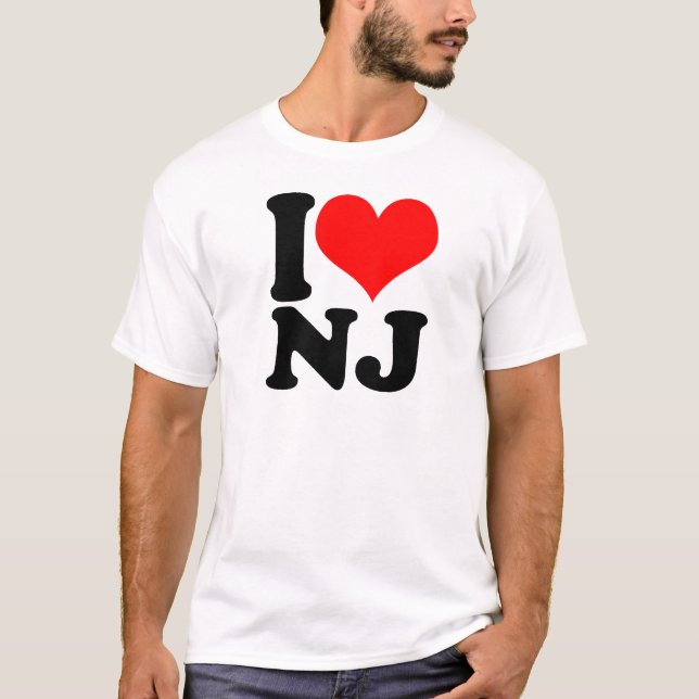 I Heart NJ T-Shirt (Front)