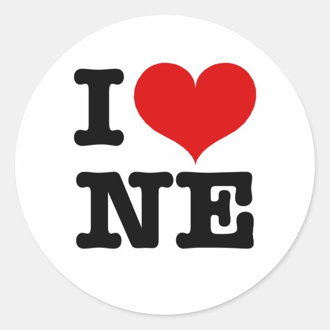 I Heart Northeast Minneapolis! Classic Round Sticker (Front)