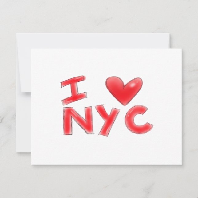 I Heart NYC Classic Invitation (Front)