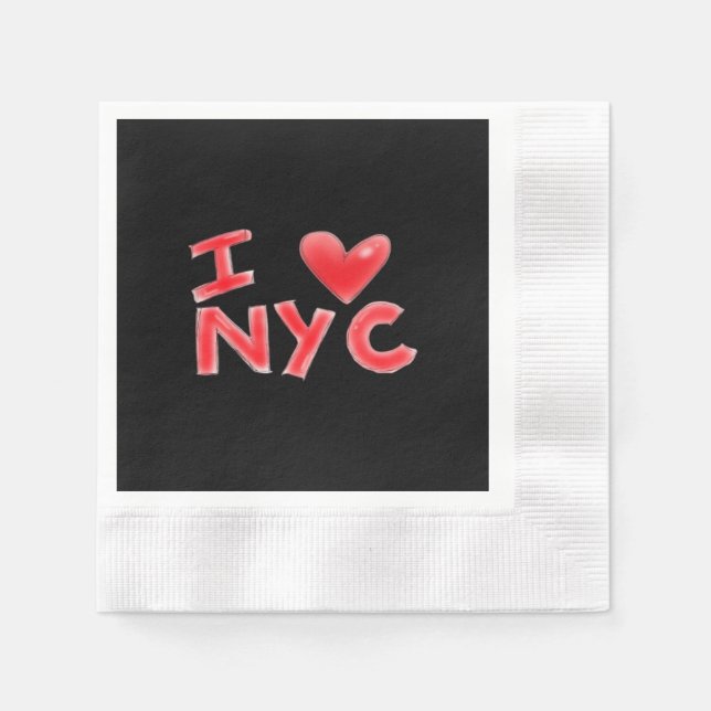 I Heart NYC Classic Napkin (Front)