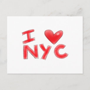 I Heart NYC Classic Postcard