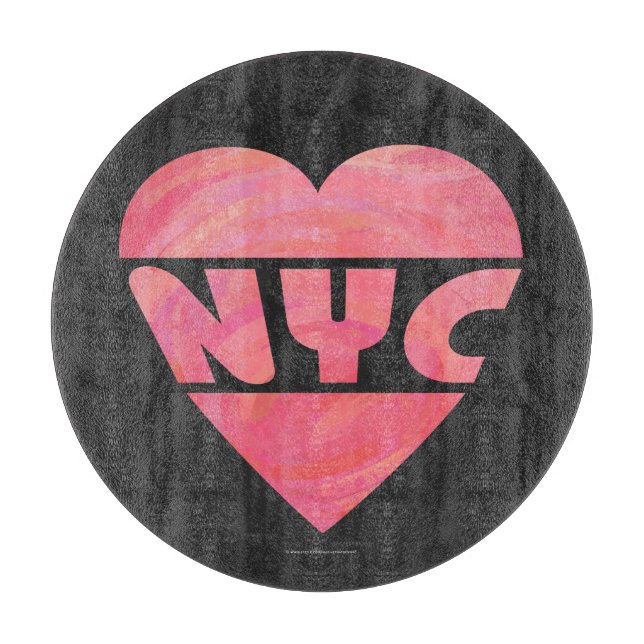 I Heart NYC Cutting Board (Front)