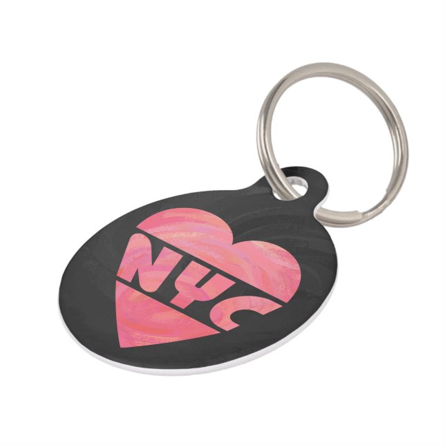 I Heart NYC Pet Tag (Side)