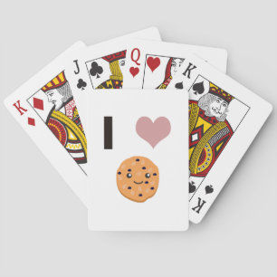 I heart Oatmeal Cookies Playing Cards