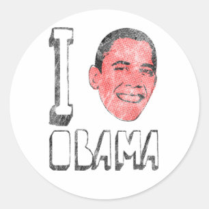 I Heart Obama Stickers