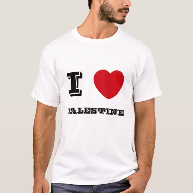 I heart Palestine T-Shirt (Front)