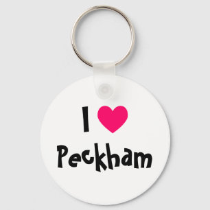 I Heart Peckham Keychain