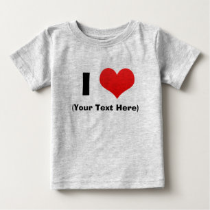 I Heart Personalized T Shirts