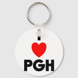 I Heart PGH Keychain