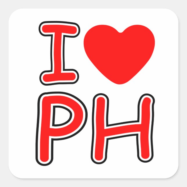 I heart PH - Stickers (Front)