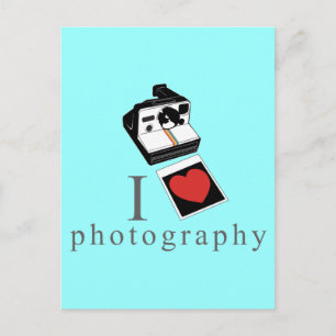 I heart photos postcard
