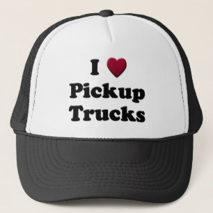 I Heart Pickup Trucks Trucker Hat