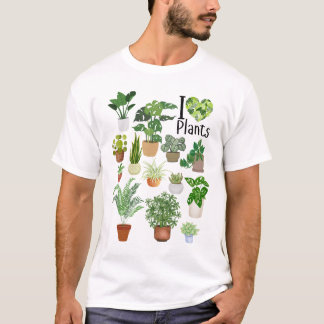 I Heart Plants Basic T-Shirt