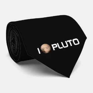 I Heart Pluto New Horizon Tie