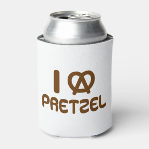 I Heart Pretzel Can Cooler