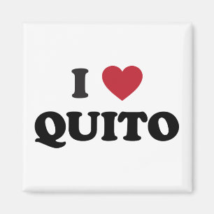 I Heart Quito Ecuador Magnet